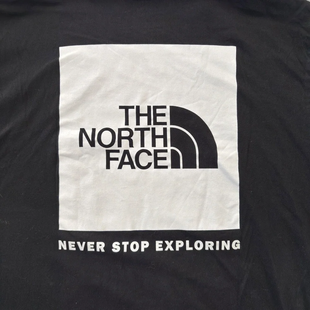 The North Face Mens Black Box Logo Graphic Short Sleeve T-Shirt Large NF0A4762